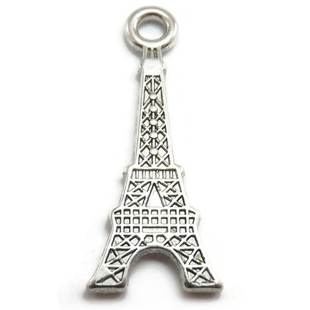 6pcs Eiffel Tower Charms,‎ Paris France travel, jewelry making supplies